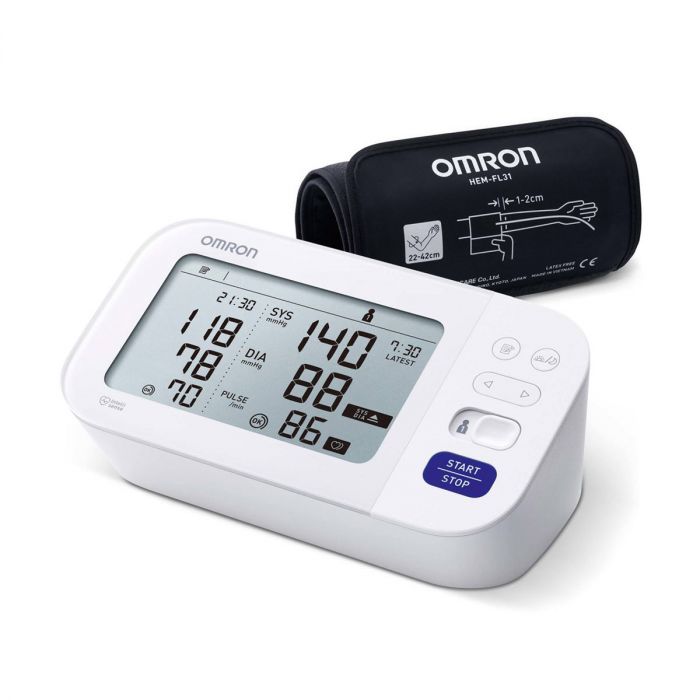 Omron M6 Comfort Upper Arm Blood Pressure Monitor [ 700 x 700 Pixel ]