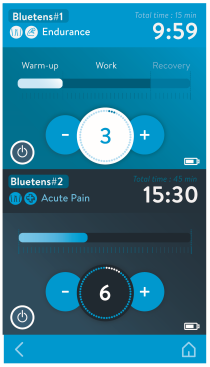 Electrostimulation BLUETENS DUO SPORT Bluetooth pour les clubs et